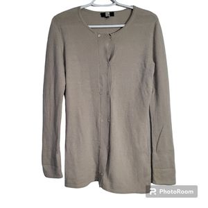 Saks Fifth Avenue Cashmere Cardigan Sweater size S
